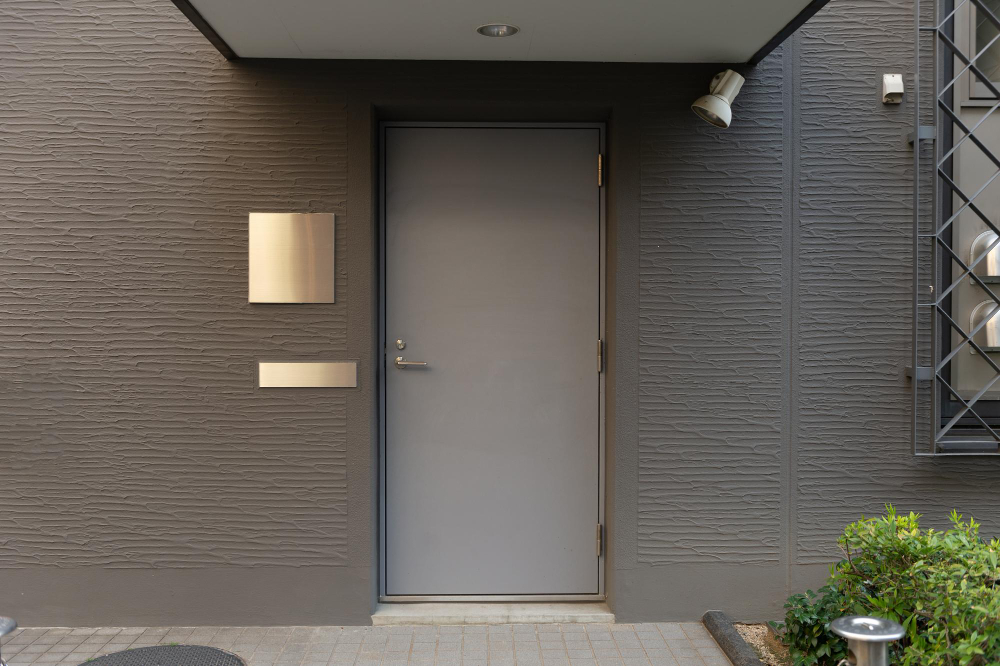 Bozeman Solid Steel Front Door